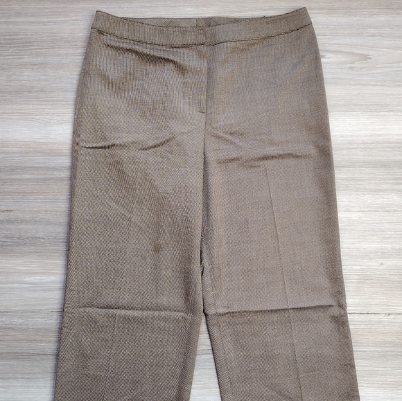 St. John Wool Blend High Rise Trouser Pants - Picture 3 of 10